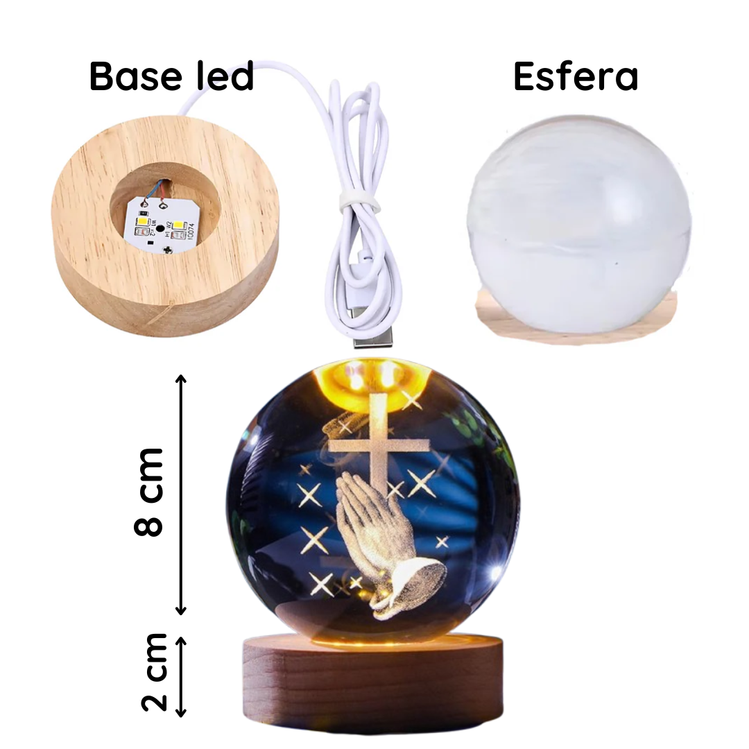 Sfera di cristallo cristiana